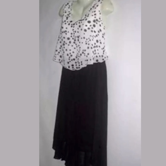Host pick🎉🎉🎉New with tags dots high low dress 2X summer wedding uneven hem - Picture 4 of 4